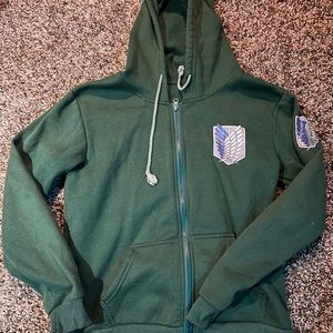 Attack On Titan Scouts Zip Up Hoodie